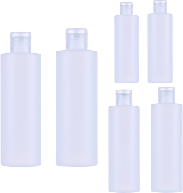 여행용 화장품 소분 공병 50+100+200ml 용기, 6개, 반투명