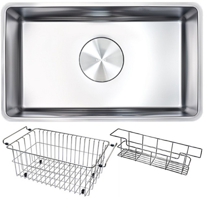 리젠스 사각싱크볼 GOYO 고요750 엠보 씽크볼 싱크볼교체, 1세트