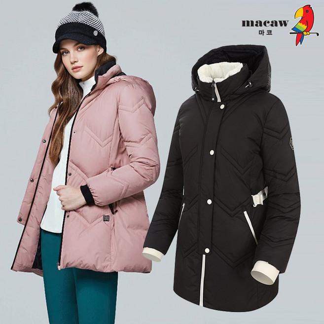 (여성)후드 넥 구스다운 점퍼_MMW4DJ15