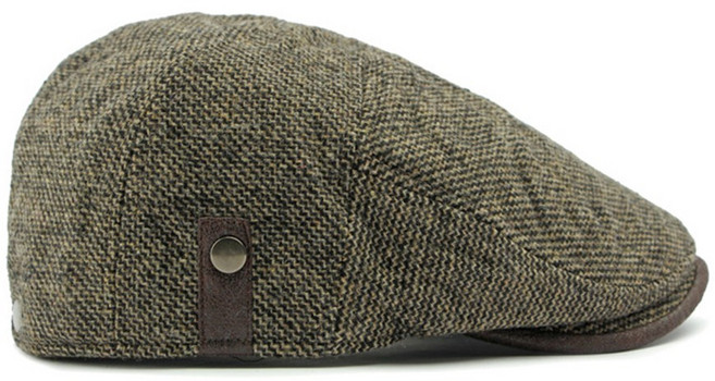 VITALO 캐주얼 시니어 클래식 울 고급 헌팅캡 어르신 도리구찌 중년모자 할아버지모자 중년헌팅캡