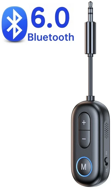 블루투스 6.0 수신기 송신기 3.5mm AUX 잭 비행기 동글 무선 오디오 어댑터 TV PC 헤드폰 차량용 키트 스피, 01 Bluetooth Adapter