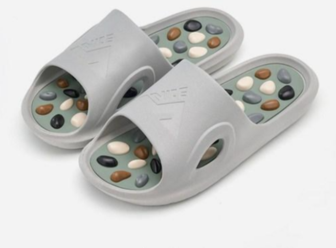 엘누야 발편한 슬림라인 아치 지압슬리퍼