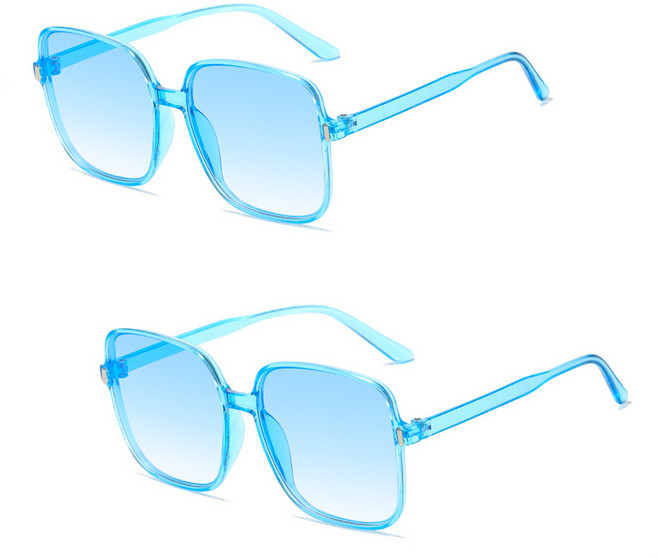 리빙듀오 인싸선글라스 안경 인생네컷 할로윈 2개 한세트, 010..컬러선글라스 블루(165)