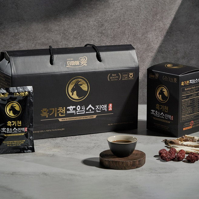 흑염소진액 흑염소92.66% 압도적 함량 6년근홍삼배합 해썹인증 70ml, 60개