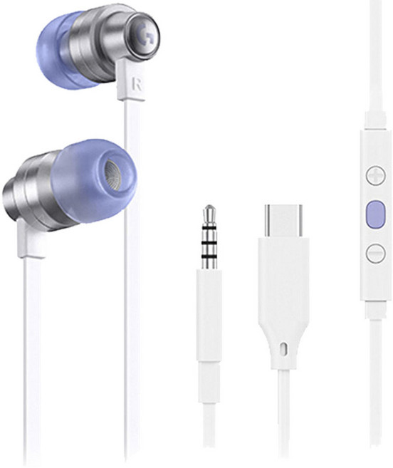 로지텍 이어폰, White, G333