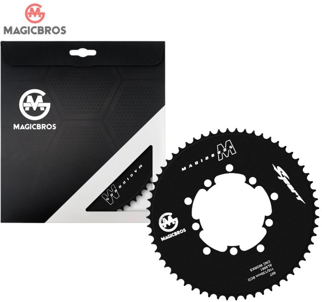 자전거 체인링 BCD110 /130BCD 52T / 56T / 60T MAGICBROS, 1개