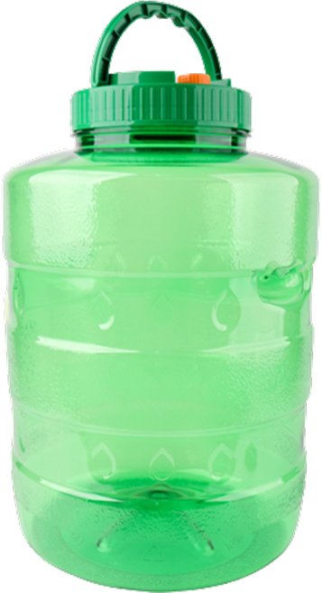 초록색매실주용기 넓은담금주보관통 대형 과실주 20L, 1개