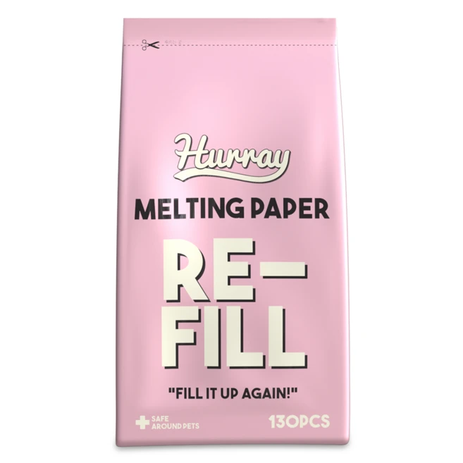 허레이 멜팅페이퍼 반려동물 물티슈 동물용의약외품 인증, 130매 리필, 1개 - 쿠팡