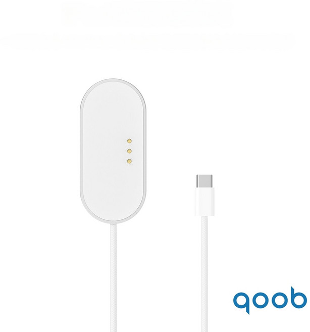 쿱 qoob 아이패드 프로 에어 전용 스마트 접점 무선 마그네틱 충전기 직구, 1개, 14.iPad Air M2M3M4 13인치 블, 1m