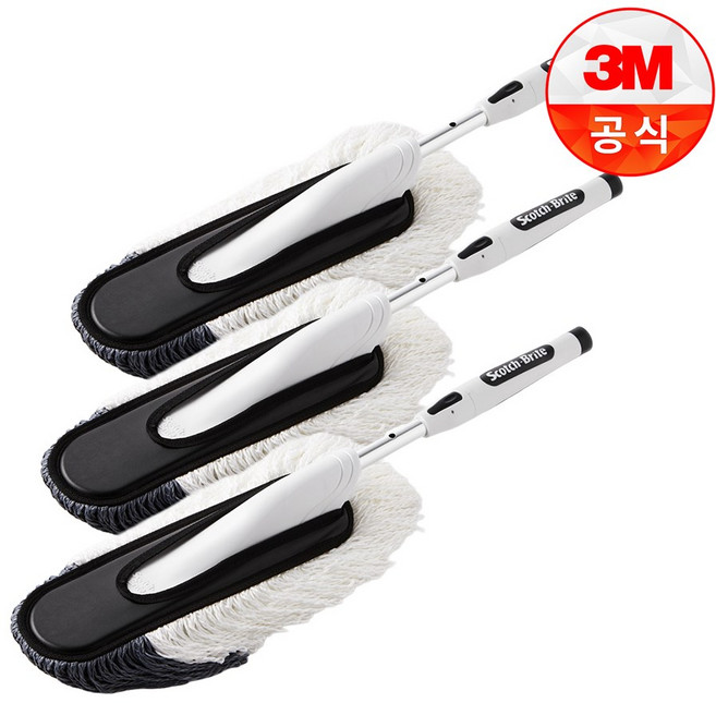 RVTRR 3M 스카치브라이트 카더스터 차량용 먼지떨이 차량용품 WIYWW, 3개