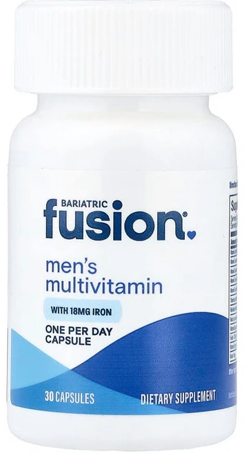 바리아트릭 Bariatric Fusion 남성용 종합비타민 철분 함유 캡슐 30정 BFF-38121, 30 개 - 쿠팡