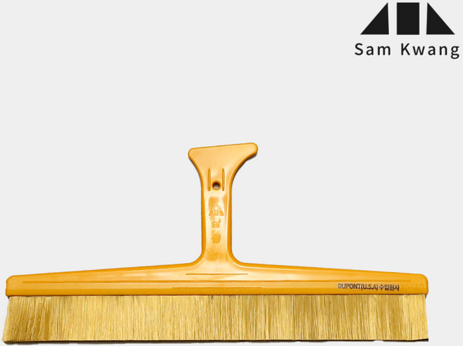 삼광 도배 정배솔 16인치 40cm 골드 USA 듀폰 금사 수입솔 벽지 보수 도배용 붓 합지 실크 도배지 붙이는 도배솔 셀프도배용품, 골드 원사(USA)