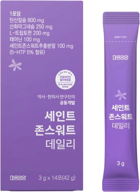 마음영양 세인트존스워트 데일리, 28g, 1박스 - 쿠팡