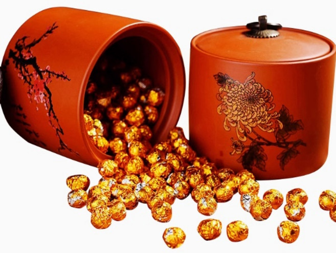 호화랑 운남보이차 저온추출공법 진하고향기로운 속성용해 물에녹여마시는 숙성차 진향보이숙차고 ch205번, 1개, 160개입, 100g