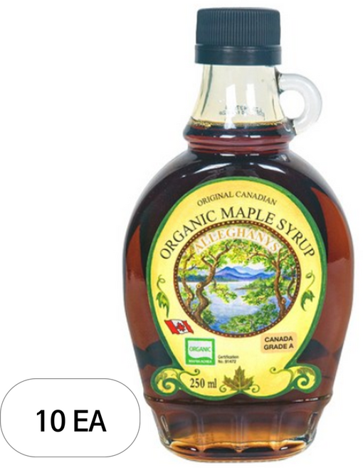 알레가니 유기농 메이플시럽, 250ml, 10개