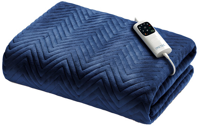 이메텍 프리미엄 전기담요 GOK-098, 네이비블루, 슈퍼싱글(120 x 160 cm)