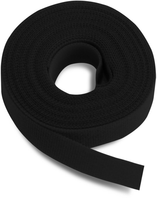 칼론 벨크로 케이블 타이 블랙 3m x 1.2cm KR-RCT123, 1개
