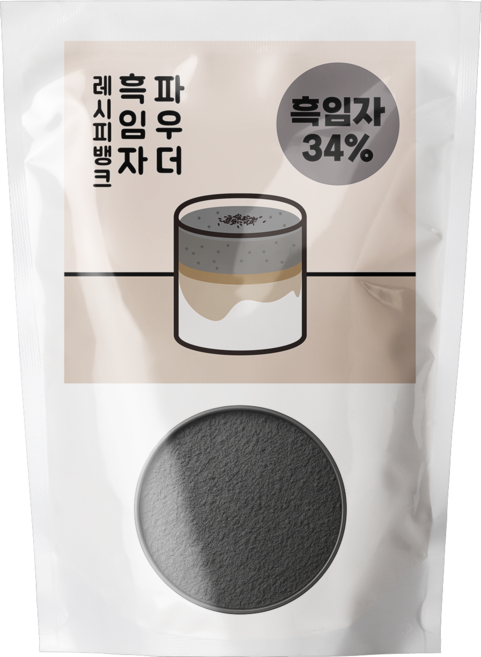 레시피뱅크 무가당 흑임자 곡물 파우더, 500g, 1개, 1개입