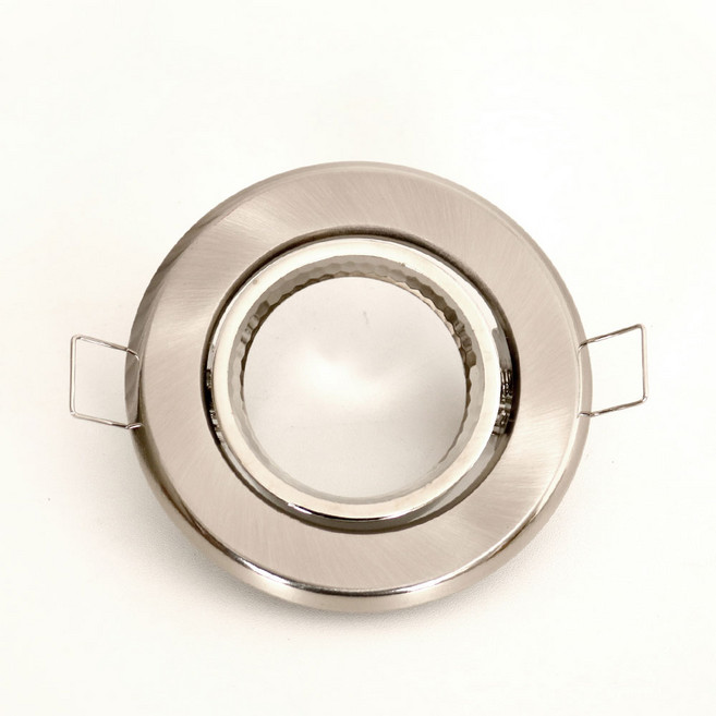 [빛나라닷컴] 3인치 할로겐 MR16 직회전 캐스팅 매입등 GU5.3, 크롬 + LED MR16 전구 (파랑색) + 안정기세트, 1개