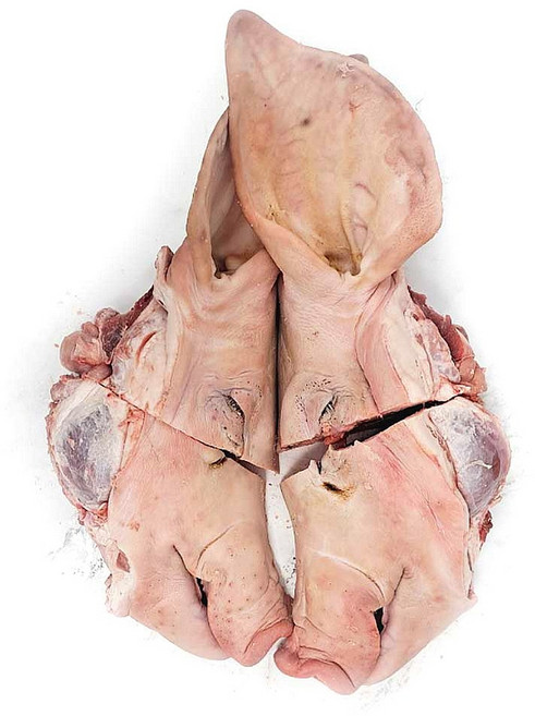 (배터짐) 수입산 통 돼지머리 4등분 한마리분 (일요일&당일발송), 5.2kg, 1개