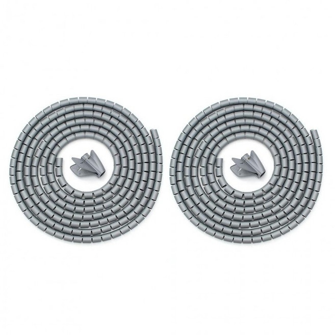 스피드 스네이크 케이블 커버 5m 2개 세트 전선 정리