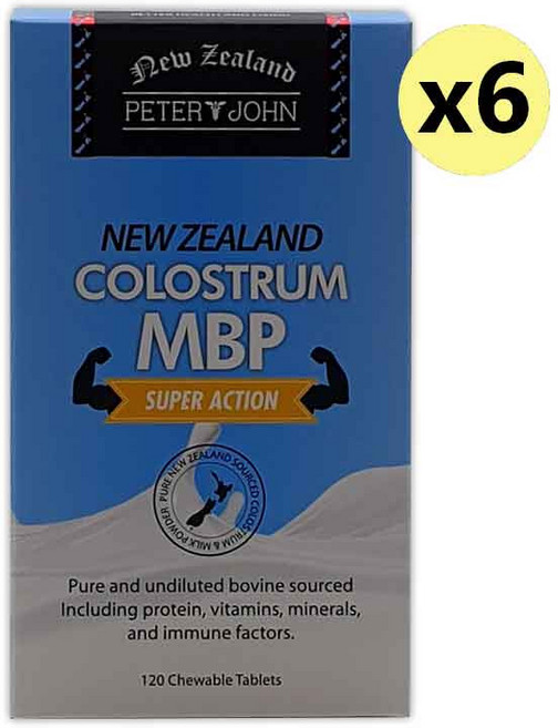 피터앤존 뉴질랜드 콜로스트럼 MBP 120츄어블 6개, 120정