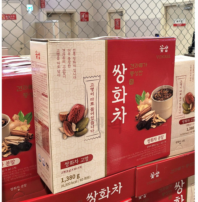 꽃샘 본비 견과류가 풍성한 쌍화차 60입 / 코스트코, 60개입, 1세트