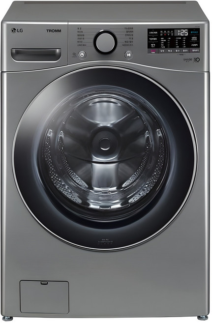 LG전자 트롬 드럼세탁기 24kg 방문설치, 스테인리스 실버, F24VDSP