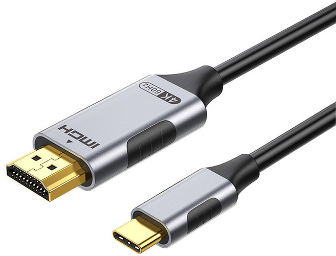 8K USB C-HDMI 2.1 케이블 어댑터 MACBOOK PRO IPAD 노트북과 호환되는 THUNDERBOLT 3 용 8K60HZ 유형, 4K60HZ usb c to hdmi, 2미터