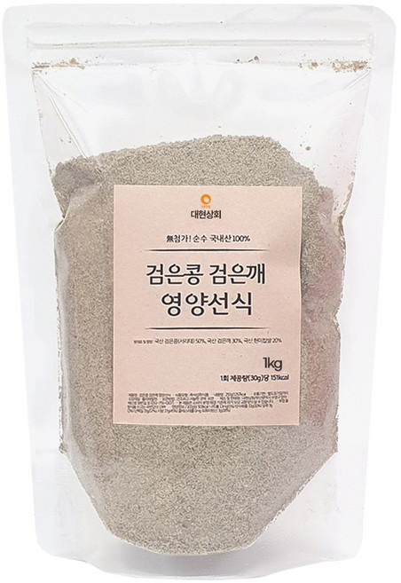 50년전통대현상회 검은콩검은깨 영양선식 1kg, 1개