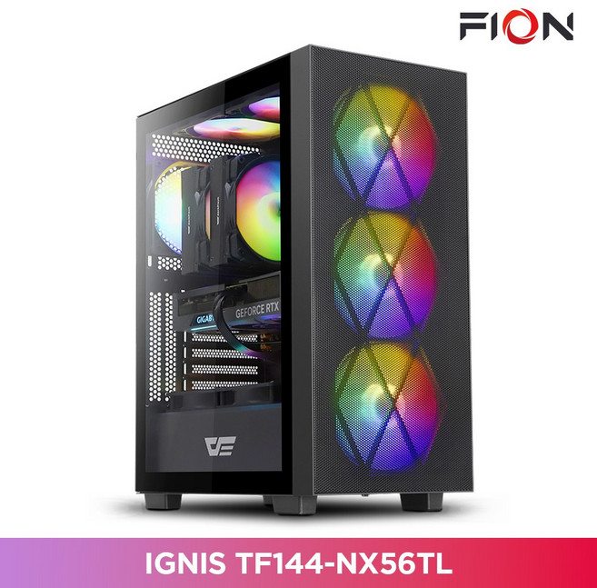 파이온PC 인텔 코어I5-14400F RTX5060Ti 16G SSD 512GB 조립PC 게이밍 컴퓨터 데스크탑 본체, OS 없음, 16GB, 지포스 RTX 5060 Ti