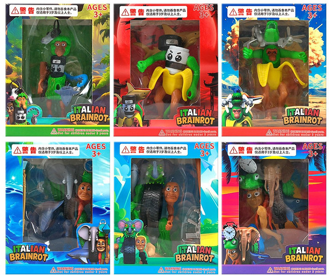 이탈리안 브레인롯 조립 피규어 13000 (랜덤) 합체