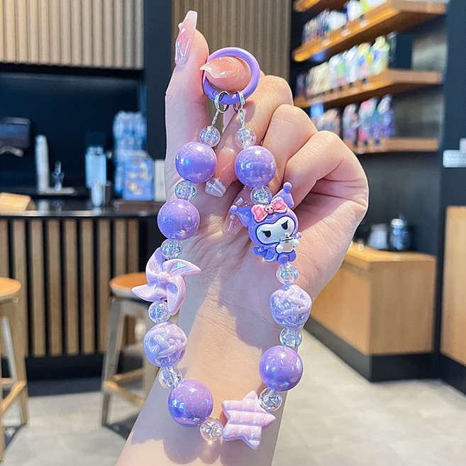 아이실린 다양한 스마트폰 손목 스트랩 투명 하트 키링 (34종), 1개, A-15