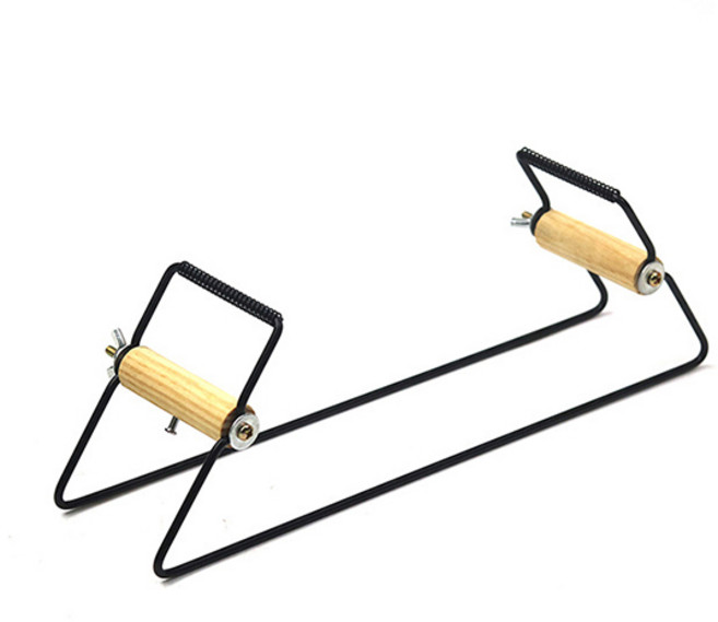 구슬 직조기 구슬팔찌 작업대 비즈 위빙틀 목걸이 팔찌 프레임 거치대, 1개, 블랙