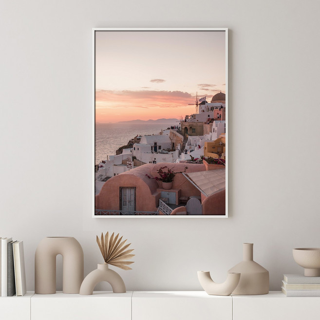 더 아트 컴퍼니 유럽 풍경 창문 감성 빈티지 여행 사진 그림 인테리어 액자 포스터 100종_Part 1 51-100, 61. Romantic Greece