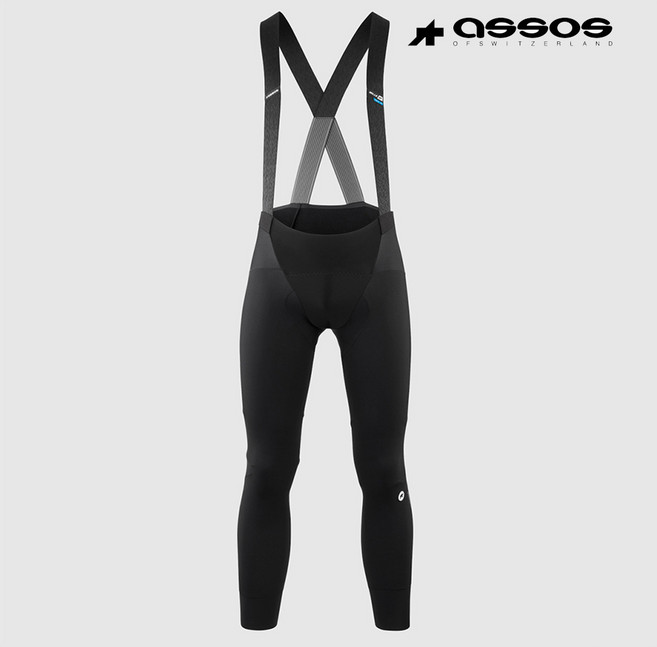 아소스 남자 겨울 자전거 멜빵긴바지 MILLE GT EISENHERZ Ultraz Winter Bib Tights S11 Black Series