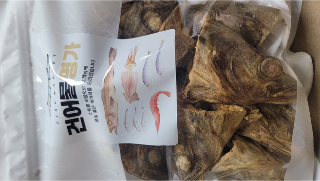 아름건어물 노릇한 황태머리 대가리 500g[육수용], 1개, 500g