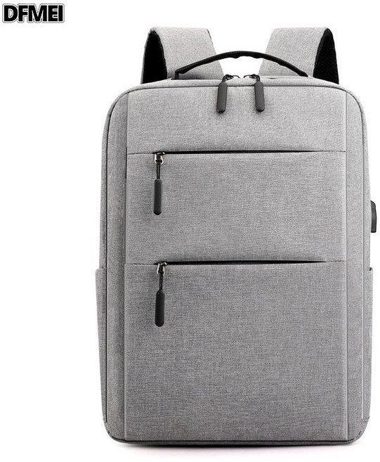 QRU 商務休閒通勤雙肩包上課減負學生書包外出揹包