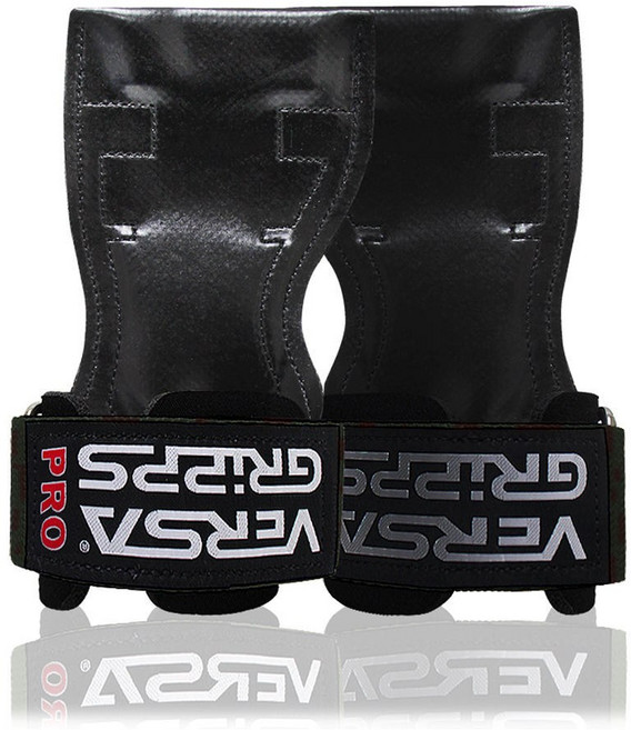 베르사그립 프로 헬스스트랩 양손착용, BLACK, 1개