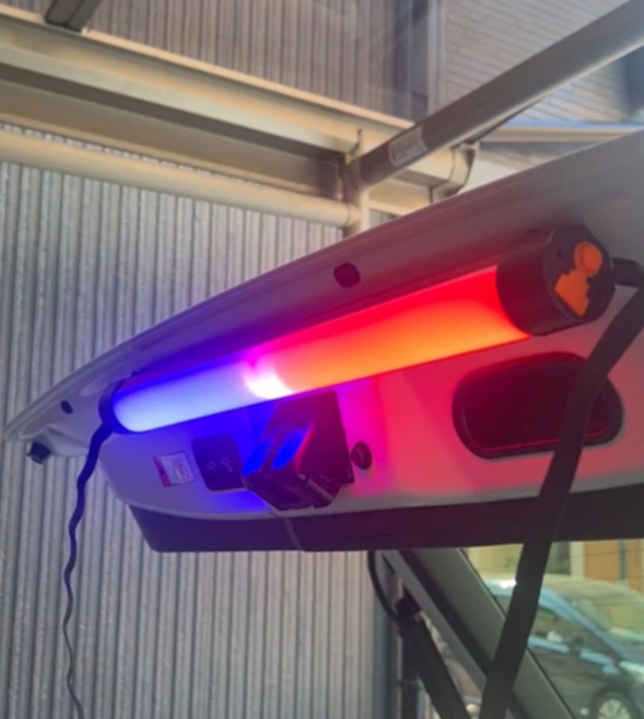 일광표 LED 경광등 신호봉 스틱 라이트 충전식 랜턴, 단품, 1개