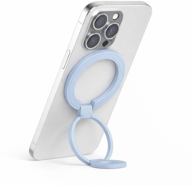 어반츠 자력강화 양면자석 괴물자력 맥세이프 거치대, 1개, 스카이블루