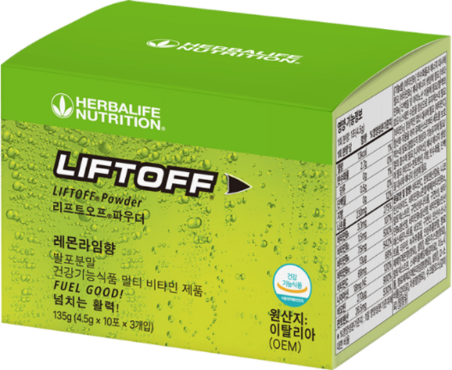 허벌라이프 리프트오프 레몬 발포비타민, 30정, 1개