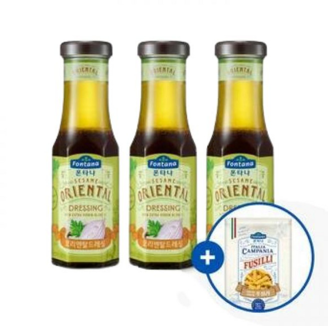 폰타나 오리엔탈 드레싱 270g 3개 + 푸실리 1개