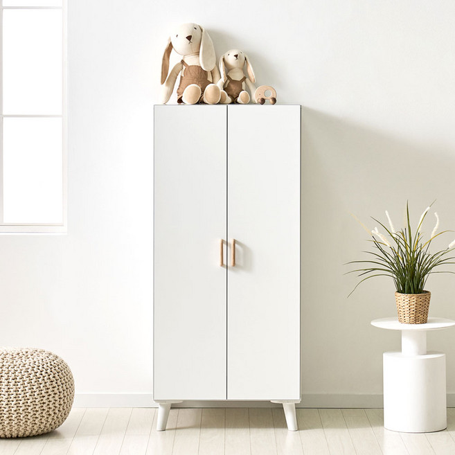 힘찬리빙 비쥬 600 옷 수납장 낮은 옷장 아이 아기 유아 주니어 어린이 키즈 베이비장, 비쥬 600 수납장(화이트)