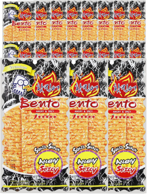 벤토 앵그리 앤 스파이시 어포, 12g, 19개