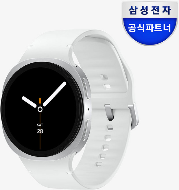 삼성 갤럭시워치8 44mm LTE 자급제 실버, GPS+Cellular, 4cm, 실버=(SM-L335NZSAKOO)