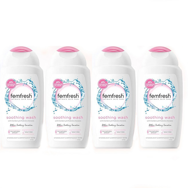 펨프레쉬 얼티메이트 케어 수딩 워시 여성청결제, 250ml, 4개