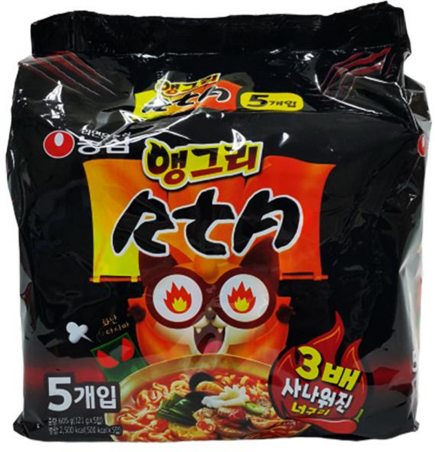 원하프앵그리너구리120gX5농심, 5개