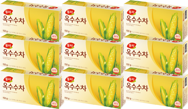 동서 옥수수차 티백, 10g, 15개입, 9개