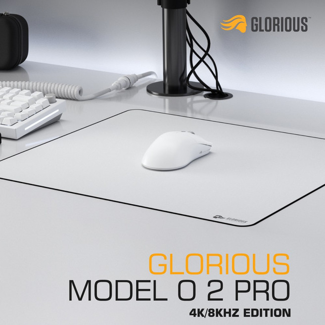 글로리어스 MODEL O 2 8K PRO WIRELESS(화이트) 유무선 게이밍 마우스, 글로리어스MODEL O 2 8K PRO 화이트